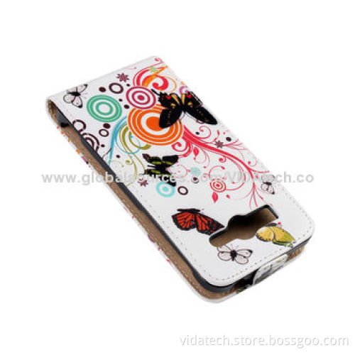 Leather Case with Flip, for Huawei G520 525, Manufacturer